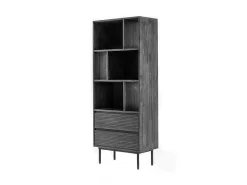 Biblioteca* Estante 70x170x35 cm cinza tundra Capella CAPL02 Cinzento
