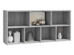 Vitrina|vidaxl Estante 50x25x106 cm sonoma Cinzento
