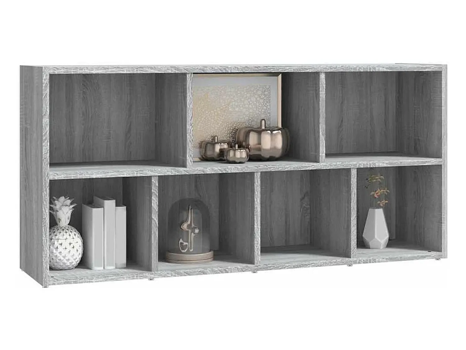 Vitrina|vidaxl Estante 50x25x106 cm sonoma Cinzento