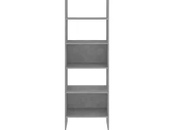 Biblioteca* Estante 60x35x180 cm contraplacado cimento PT249522 Cinzento