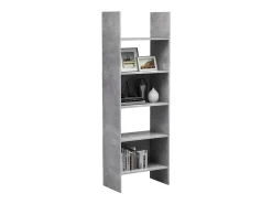Biblioteca* Estante 60x35x180 cm contraplacado cimento PT249522 Cinzento