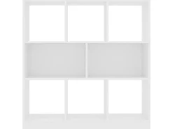 Biblioteca| Estante 97,5x29,5x100 cm contraplacado PT795532 Branco