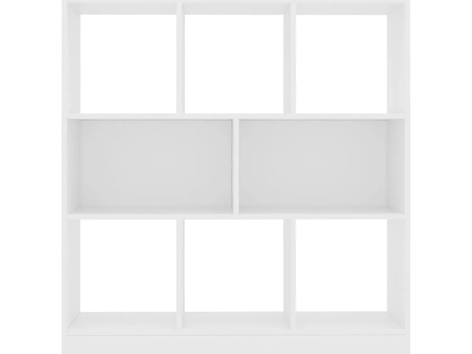 Biblioteca| Estante 97,5x29,5x100 cm contraplacado PT795532 Branco