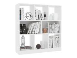 Biblioteca| Estante 97,5x29,5x100 cm contraplacado PT795532 Branco
