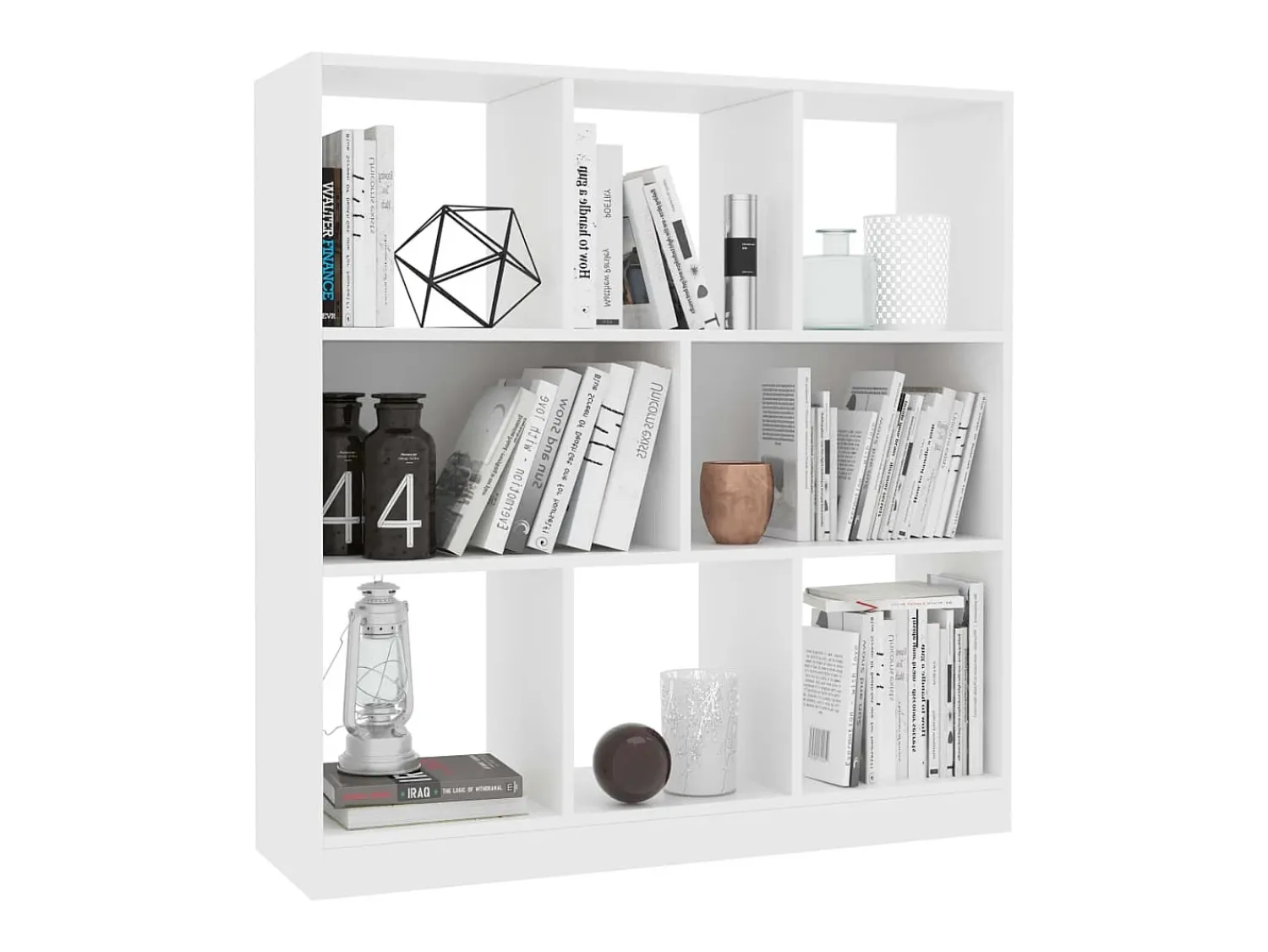 Biblioteca| Estante 97,5x29,5x100 cm contraplacado PT795532 Branco