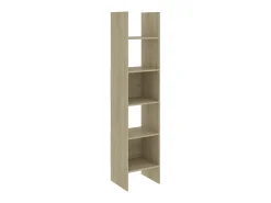 Estante 40x35x180 cm contraplacado cor carvalho sonoma PT168025^ Biblioteca