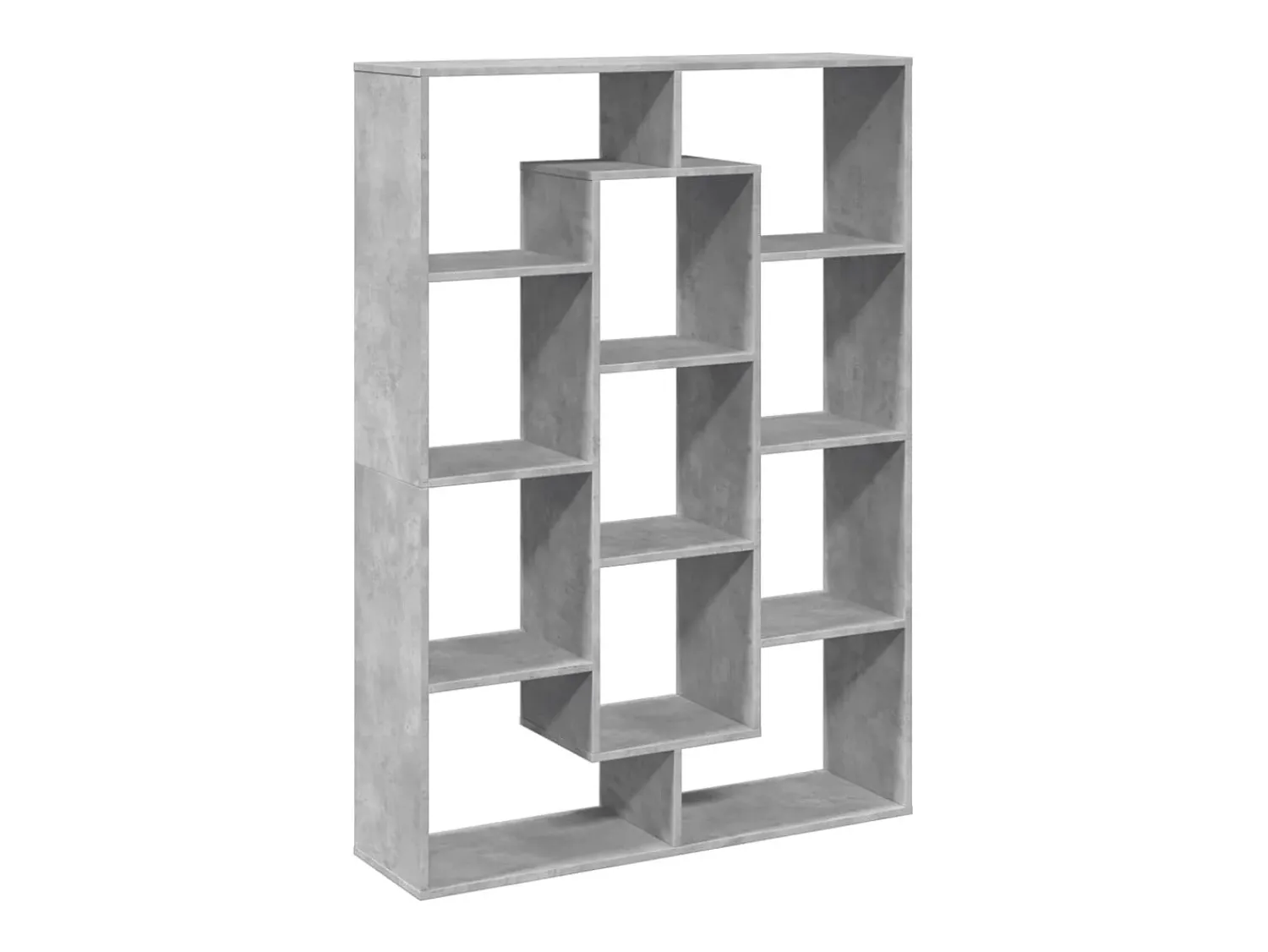Biblioteca*vidaxl Estante 102x29x143 cm contraplacado -cimento Cinzento