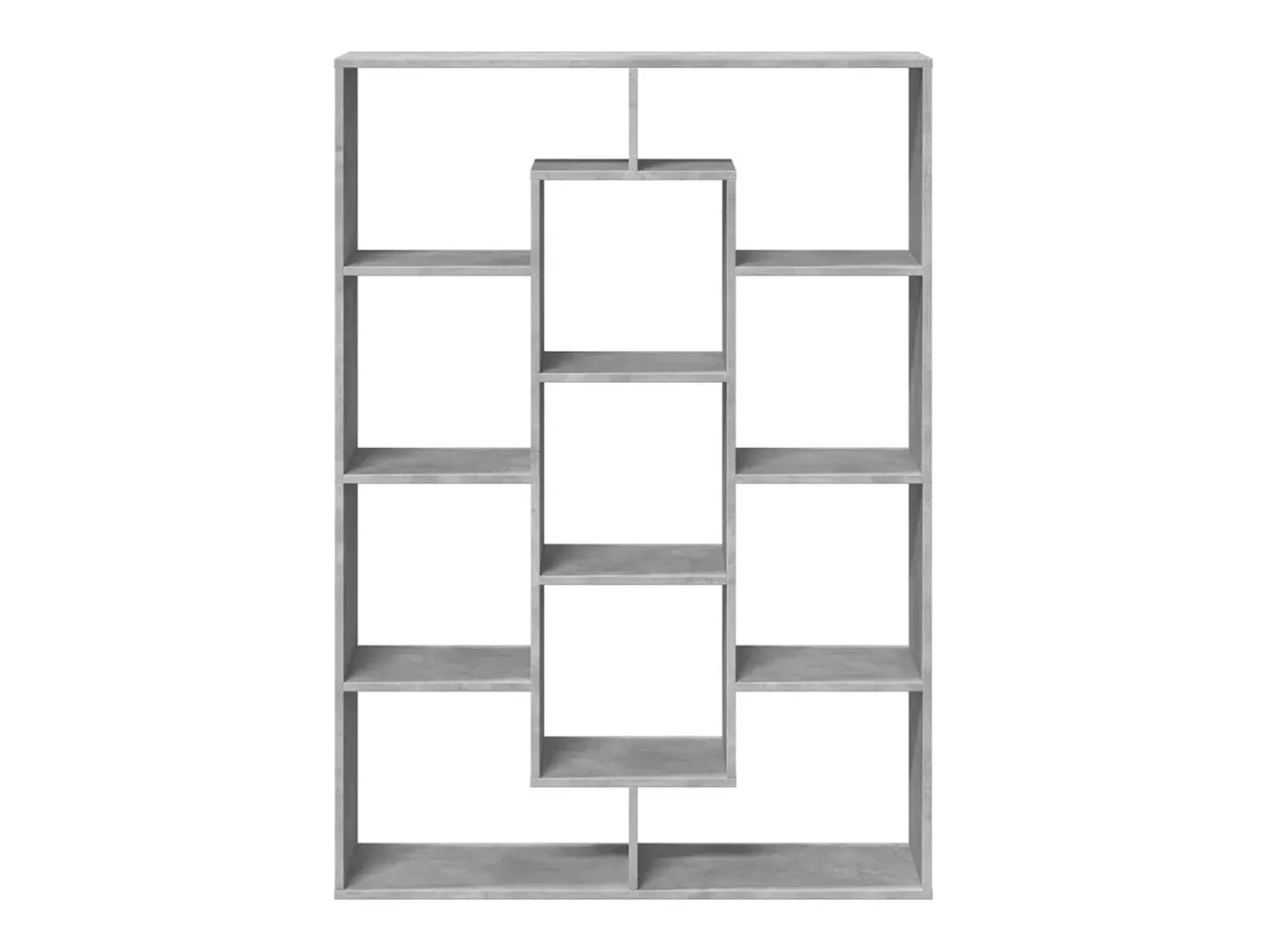 Biblioteca*vidaxl Estante 102x29x143 cm contraplacado -cimento Cinzento