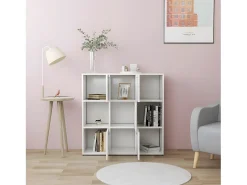 Biblioteca* Estante 90x30x90 cm contraplacado PT529354 Branco