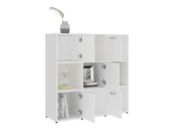 Biblioteca* Estante 90x30x90 cm contraplacado PT529354 Branco