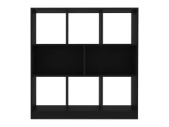 Biblioteca| Estante 97,5x29,5x100 cm contraplacado PT983227 Preto