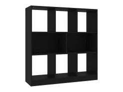 Biblioteca| Estante 97,5x29,5x100 cm contraplacado PT983227 Preto