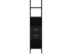 Biblioteca| Estante 40x35x180 cm contraplacado PT142955 Preto
