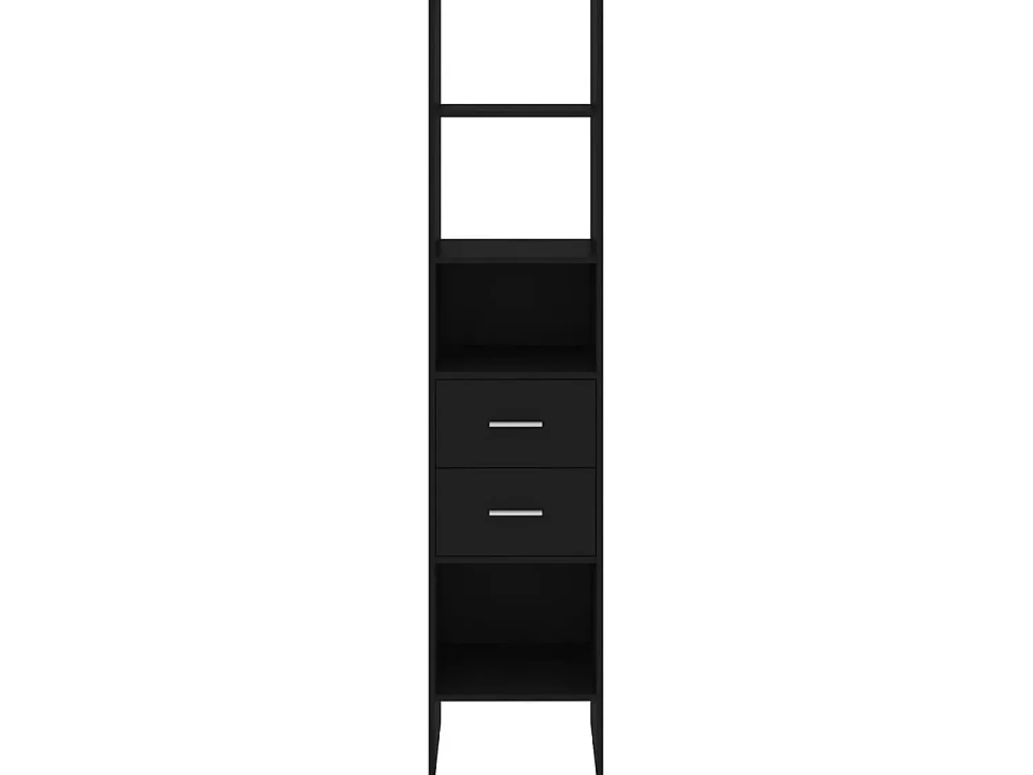 Biblioteca| Estante 40x35x180 cm contraplacado PT142955 Preto