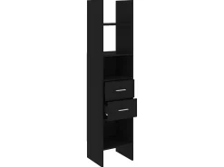 Biblioteca| Estante 40x35x180 cm contraplacado PT142955 Preto