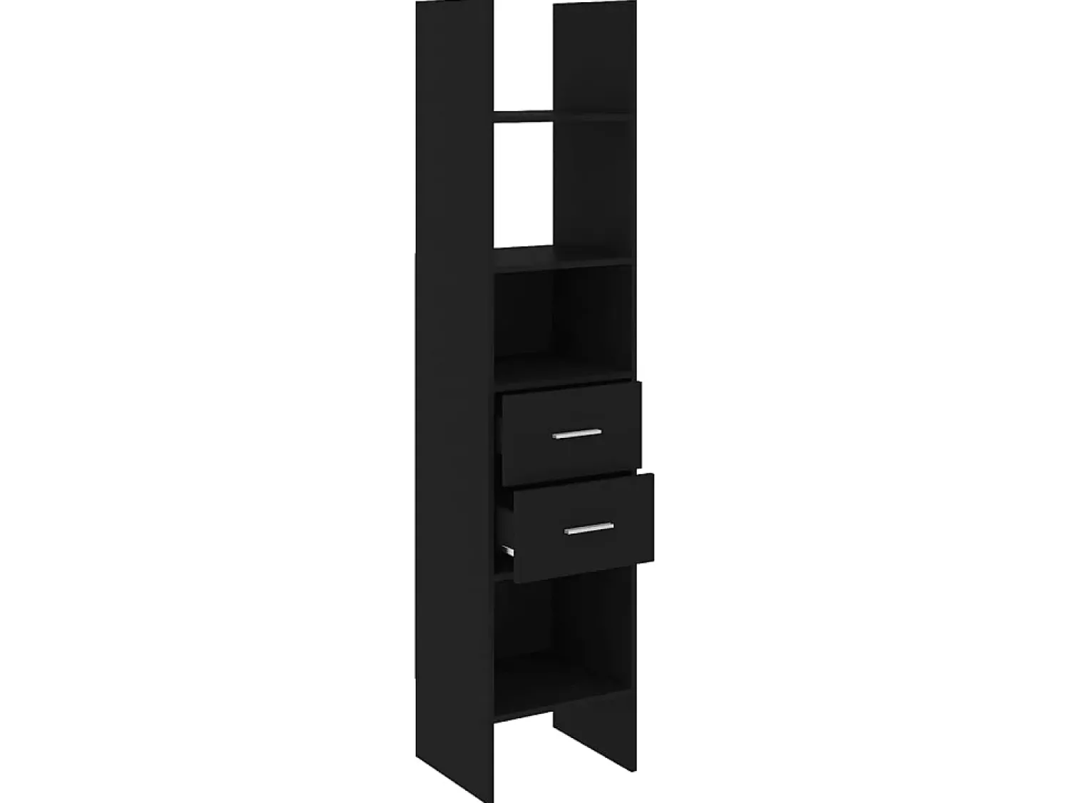 Biblioteca| Estante 40x35x180 cm contraplacado PT142955 Preto