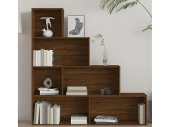 New vidaxl Estante 155x24x160 cm cor carvalho Castanho