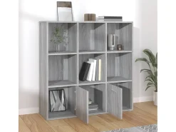 Clearance vidaxl Estante 98x30x98 cm cor sonoma Cinzento