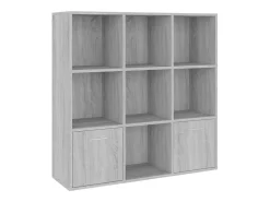 Clearance vidaxl Estante 98x30x98 cm cor sonoma Cinzento