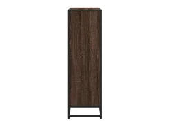 Best vidaxl Estante 97,5x33x107,5 cm deriv. madeira/metal carvalho Castanho