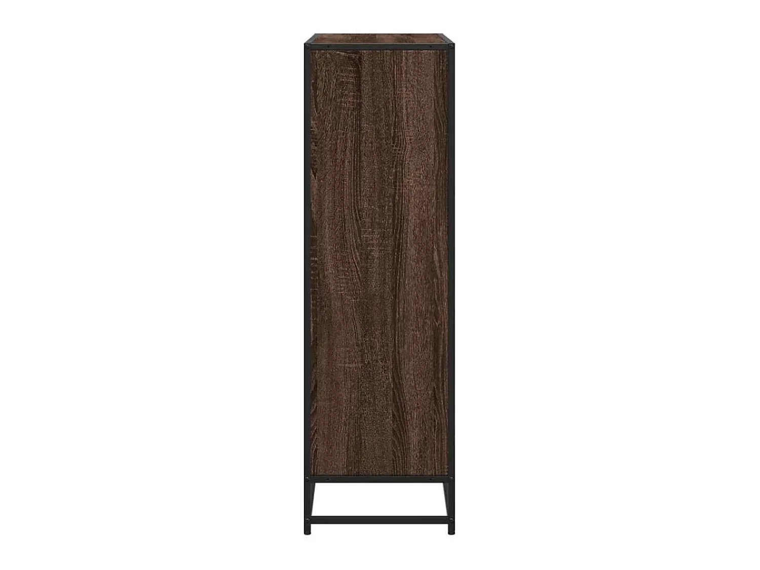 Best vidaxl Estante 97,5x33x107,5 cm deriv. madeira/metal carvalho Castanho