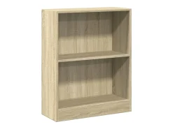 Vitrina*vidaxl Estante 60x24x76 cm derivados de madeira carvalho sonoma Natural claro