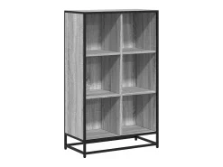 Biblioteca|vidaxl Estante 65,5x33x107,5 cm derivados de madeira sonoma Cinzento