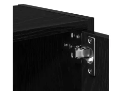 Clearance vidaxl Estante 40x24x77 cm derivados de madeira carvalho Preto