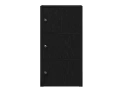 Clearance vidaxl Estante 40x24x77 cm derivados de madeira carvalho Preto