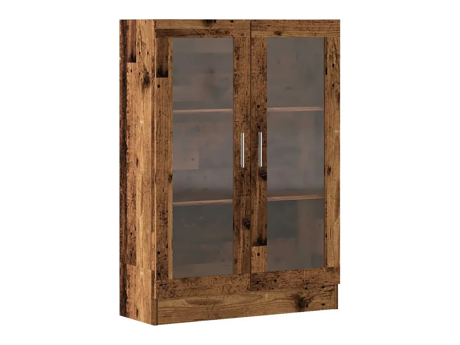 Biblioteca|vidaxl Estante 82,5x30,5x115 cm derivados de madeira madeira velha Castanho