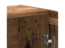 Biblioteca|vidaxl Estante 82,5x30,5x115 cm derivados de madeira madeira velha Castanho
