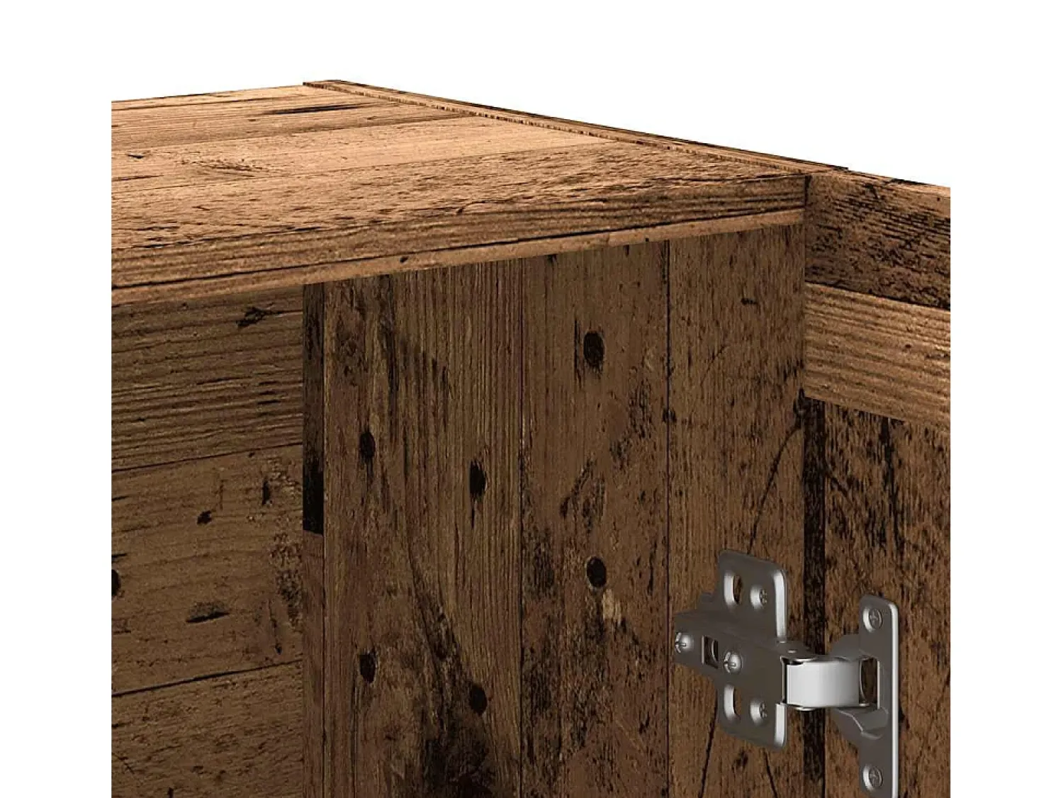 Biblioteca|vidaxl Estante 82,5x30,5x115 cm derivados de madeira madeira velha Castanho