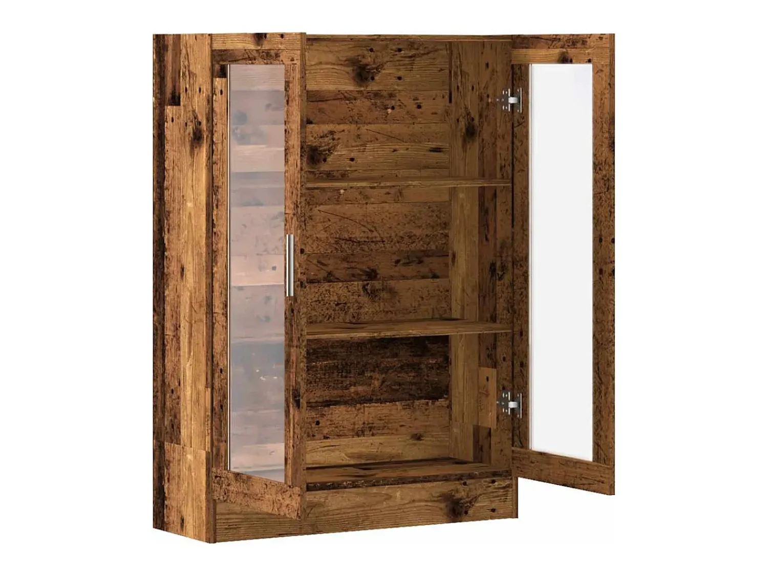 Biblioteca|vidaxl Estante 82,5x30,5x115 cm derivados de madeira madeira velha Castanho