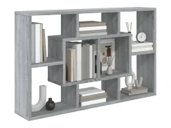 New Estante 85x16x52,5 cm derivados de madeira sonoma PT347102 Cinzento