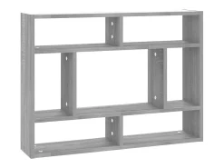 vidaxl Estante 75x16x55 cm derivados de madeira sonoma^ Prateleira