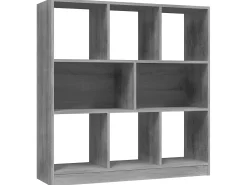 Biblioteca* Estante 97,5x29,5x100 cm derivados de madeira sonoma PT502655 Cinzento