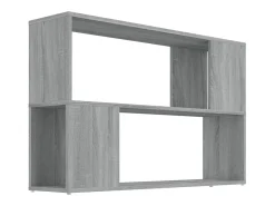 Vitrina|vidaxl Estante 100x24x63 cm derivados de madeira sonoma Cinzento