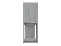 Vitrina|vidaxl Estante 100x24x63 cm derivados de madeira sonoma Cinzento