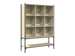 Biblioteca| Estante 102x30x141,5 cm derivados de madeira carvalho sonoma PT566981 Castanho