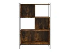 Vitrina|vidaxl Estante 72x28x109 cm derivados de madeira carvalho fumado Castanho