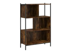 Vitrina|vidaxl Estante 72x28x109 cm derivados de madeira carvalho fumado Castanho