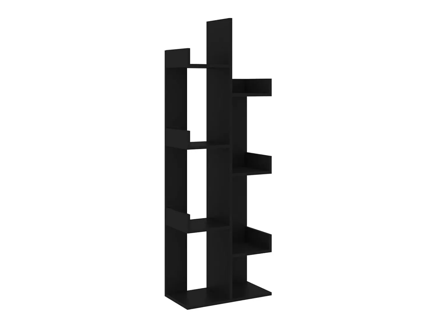 Vitrina|vidaxl Estante 48x25,5x140 cm derivados de madeira Preto