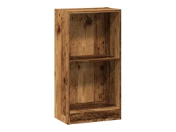 Biblioteca|vidaxl Estante 40x24x76 cm derivados de madeira madeira velha Castanho