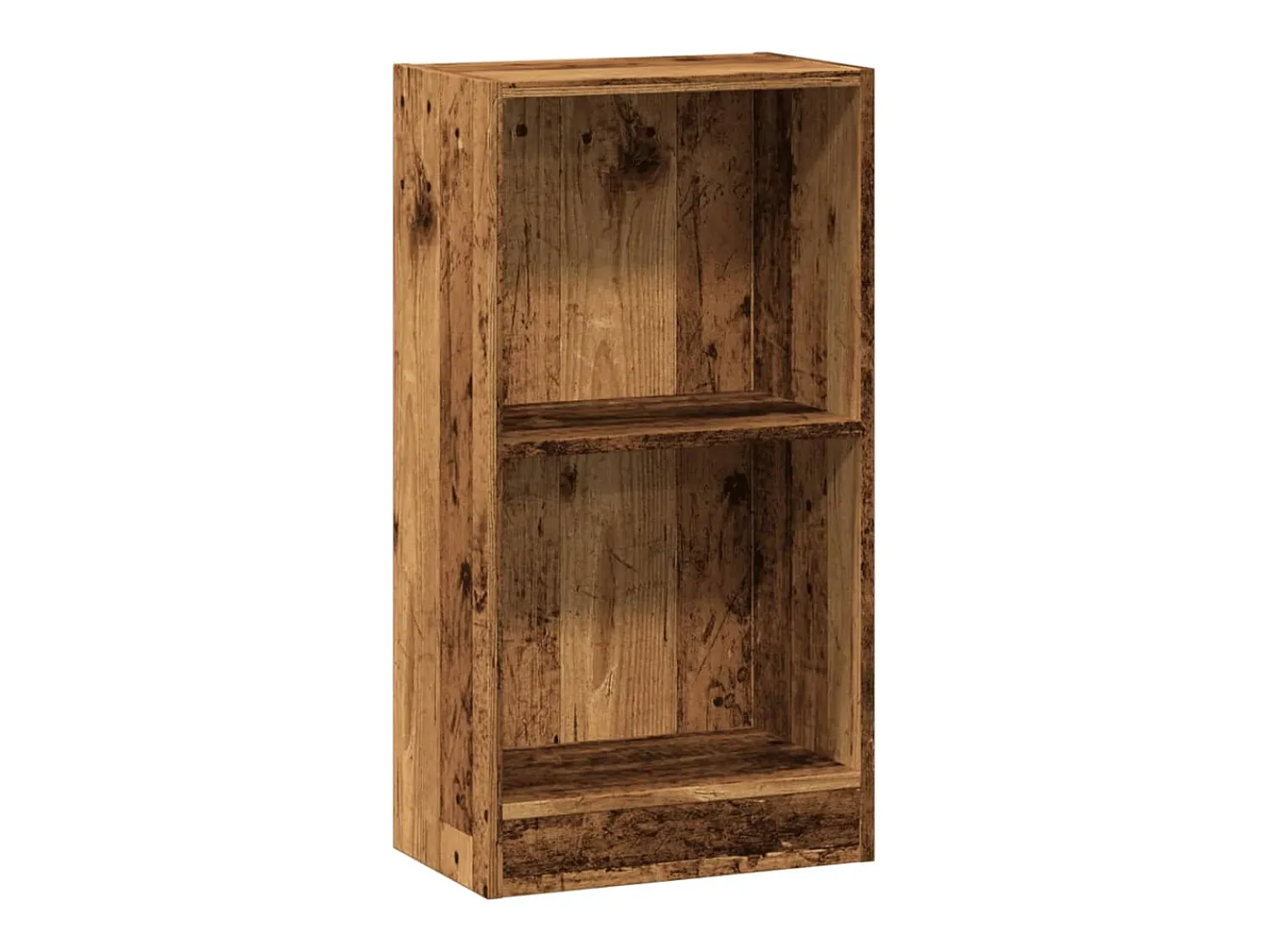 Biblioteca|vidaxl Estante 40x24x76 cm derivados de madeira madeira velha Castanho