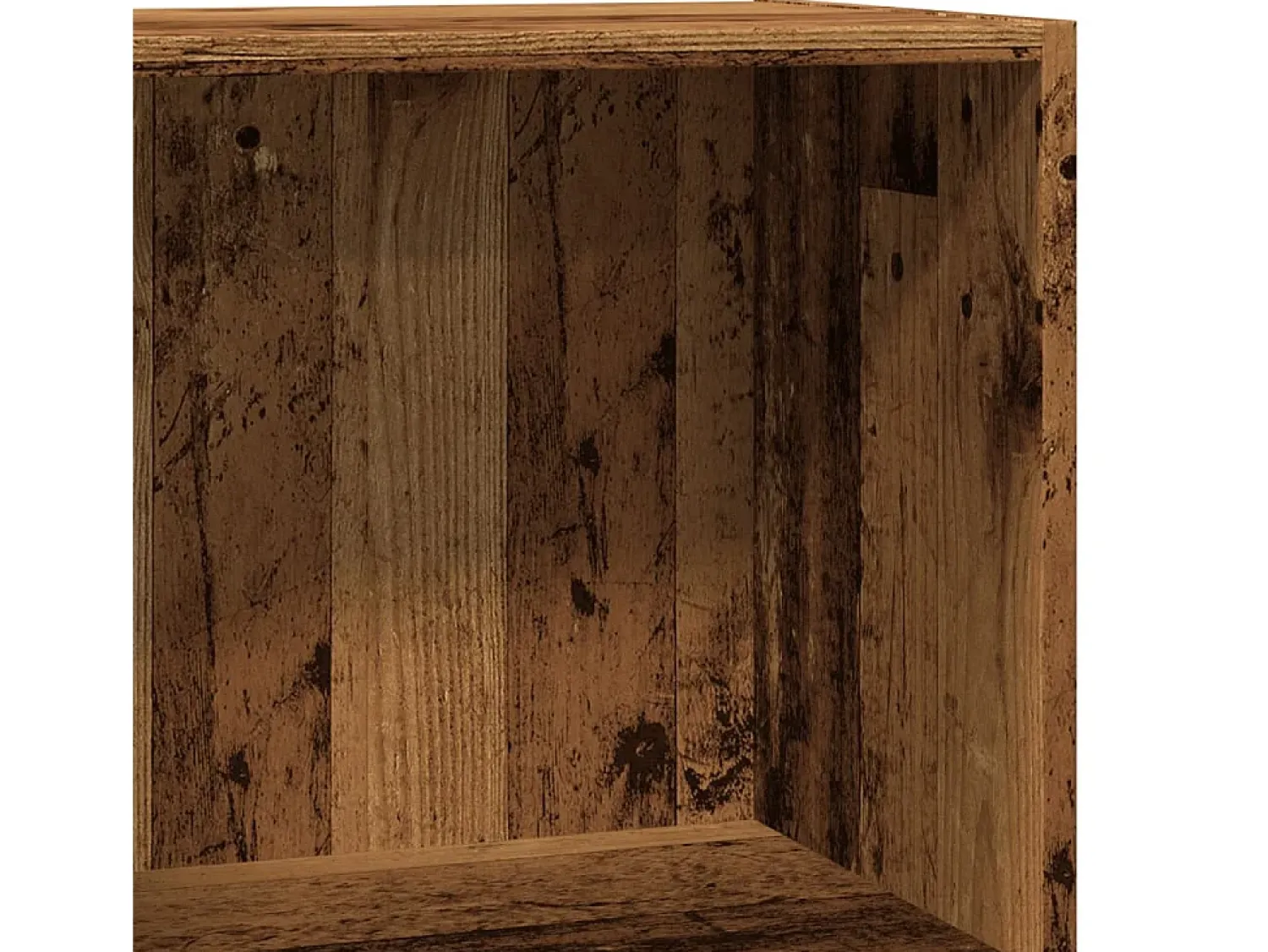 Biblioteca|vidaxl Estante 40x24x76 cm derivados de madeira madeira velha Castanho