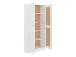 Discount vidaxl Estante 82,5x30,5x185,5 cm derivados de madeira Branco