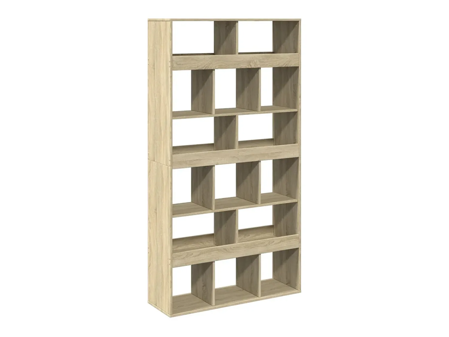 Biblioteca|vidaxl Estante 100x33x187,5 cm derivados de madeira carvalho sonoma Natural escuro