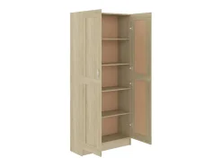 Biblioteca* Estante 82,5x30,5x185,5 cm derivados de madeira carvalho sonoma PT890152 Castanho