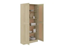 Biblioteca* Estante 82,5x30,5x185,5 cm derivados de madeira carvalho sonoma PT890152 Castanho
