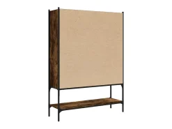 Vitrina*vidaxl Estante 102x30x141,5 cm derivados de madeira carvalho fumado Castanho